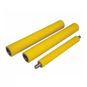 Nitrile rubber roller for plastic pellet machine