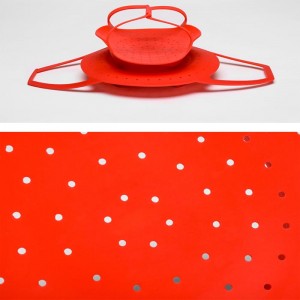 Retractable folding Silicone steamer Silica gel kitchen products