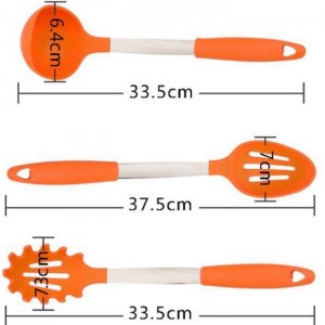 Silicone tableware cutlery spoon knife fork
