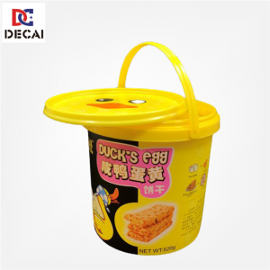 High quality in mold label use for plastic food container