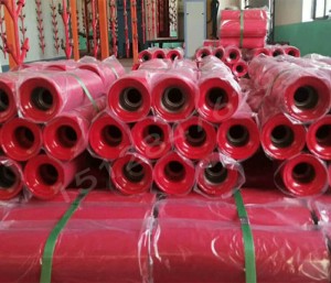 pulley rubber roller Support rollers