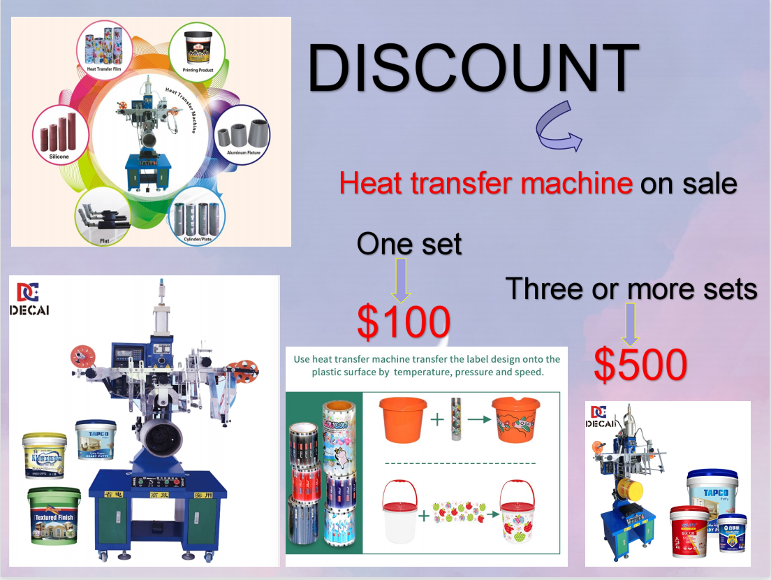 heat transfer machine is on sale!