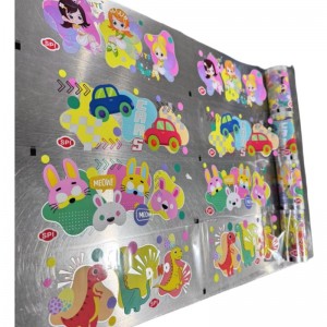 PET plastic thermal transfer film heat transfer label sticker for plastic bottle
