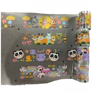 PET plastic thermal transfer film heat transfer label sticker for plastic bottle