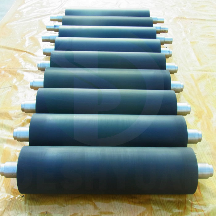 Manufacturing of nitrile rubber rollers