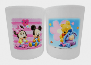 China Hottest Selling Cartoon Heat Transfer Sticker For Plastic Products