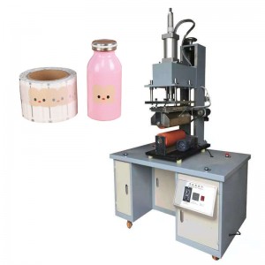 Manual operation heat transfer printing machine for plastic