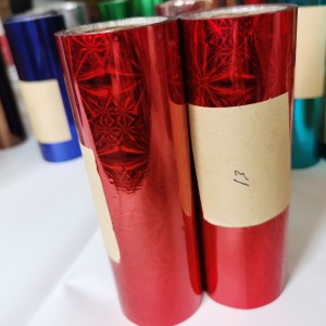 Red Generic Foil Hot Stamping Foil For Plastic and Paper