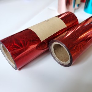 Red Generic Foil Hot Stamping Foil For Plastic and Paper