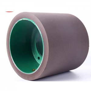 High quality 14″SBR rice rubber roller Iron Drum Paddy Huller Rice Rubber Rolls