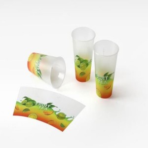 High Quality Iml Labels custom in Mold Labels for Plastic Cups