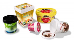 Customized IML in mold label in mold labeling for Yogurt containers Ice Cream boxes