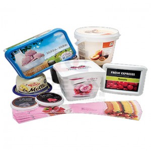 Customized IML in mold label in mold labeling for Yogurt containers Ice Cream boxes