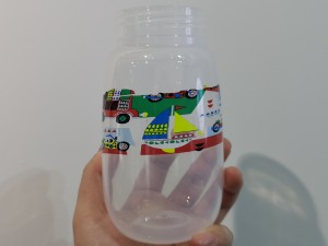 Customized Design Heat Transfer Sticker For Plastic Bottles