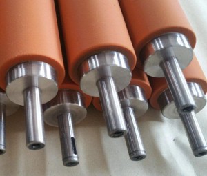 Roller rubber coating film press rubber wheel rollers