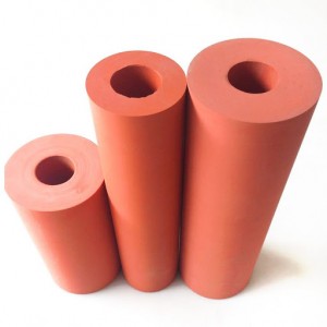High temperature resistant silicone rubber roller for heat transfer machine