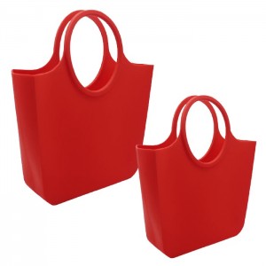 Environmental waterproof women Rubber handbag Silicone Bag For lady
