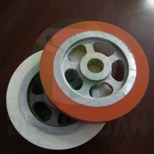 silicone rubber wheel for PS photo frame hot stamping