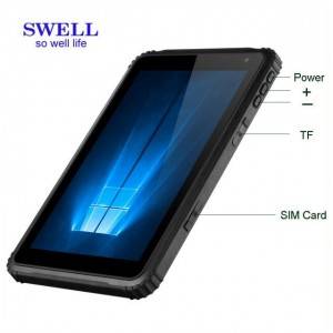 8inch ultra thin rugged android computer installed rfid tracking system