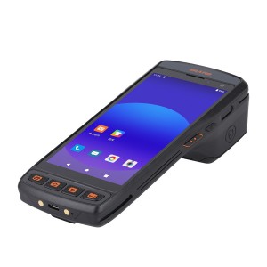 Android 11 Rugged PDA T60 with Thermal Printer optional barcode scanner
