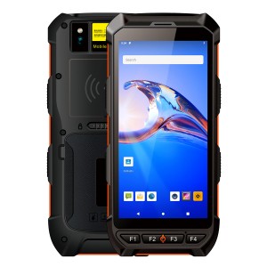 Rugged Android Handheld Mobile PDA Terminal with Built-in UHF reader distance 1-3M with data collector.  C6_Buil-in UHF