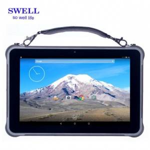 Factory Customized Android 2gb+16gb Nfc 10000mah 2018 Golden Rugged 4g Heavy Duty 7 Inch Tablet