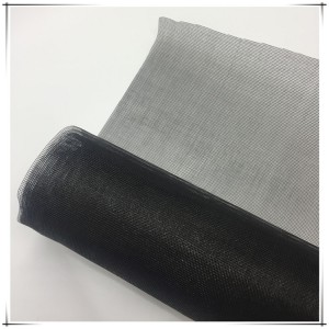 Malha de tela de mosca de fibra de vidro revestida de PVC Redes de insetos de fibra de vidro à prova d'água Rede de tela de janela de vidro de fibra