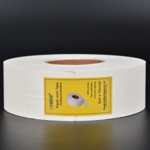Kakuatan Tensile Tinggi sareng Gampang Operasi Paper Joint Tape pikeun Konstruksi Gedong