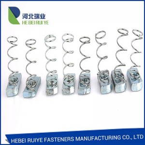 Fast delivery Spring Steel Nut Zinc Plated With Good Quantity - Factory direct supply carbon steel zinc plated spring nut  – Ruiye