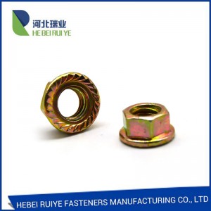 Factory best selling China Common Bolt Serrated Carbon Steel DIN6923 Hexagon Flange Nuts