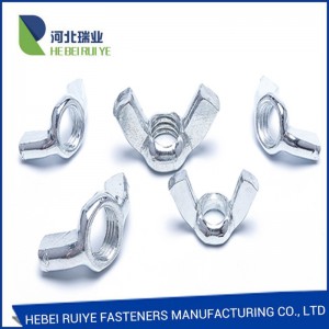 China manufacturer Factory price hexagon cap nuts/Wing Nut  DIN1587
