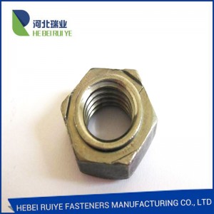 Factory Selling China Stock DIN929 Stainless Steel Weld Nut Hex Weld Nut