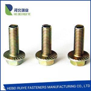 2019 wholesale price China Hex Cap Screw Hex Head with Flange Bolts