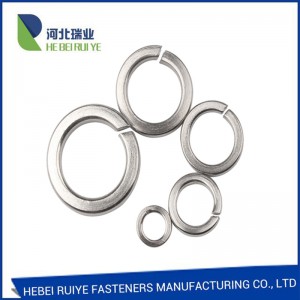 DIN127 стомана пружинни шайби пролетта пружинни пръстени завод в Китай