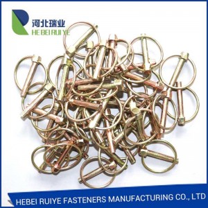 produzione zincato Linch Safety Lock Pin del prodotto di alta qualità in Cina Din11023