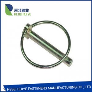produzione zincato Linch Safety Lock Pin del prodotto di alta qualità in Cina Din11023