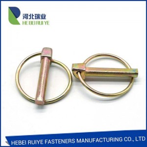 Yellow Zinc Plated Linch High Quality Safety Lock Pin Product manufacture in China Din11023