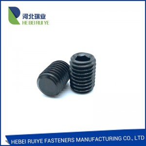 PriceList for China DIN914 Hexagon Socket Set Screw with Cone Point, Black Oxide. 10.9 12.9
