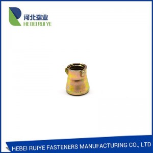 Factory manufacturer Carbon steel yellow zinc 3pcs anchor nut