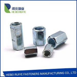 Top Suppliers China Clear Zinc Grade 2/5/8 Hex Coupling Nut Long Nut