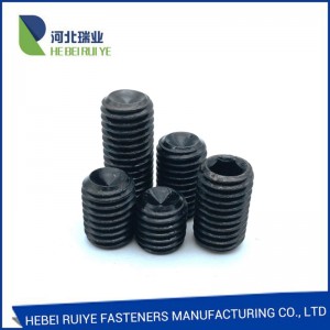 Discount wholesale China Stainless Steel DIN914 Hex Socket Set Screws with Cone Point