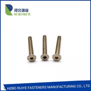 Discountable price China SS304 DIN965 Quincunx Head Machine Screw