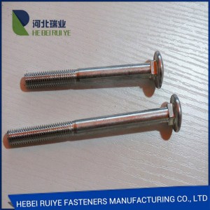 Quots for China DIN603 Stainless Steel Mushroom Head Square Neck Bolts Carriage Bolt for Auto Part