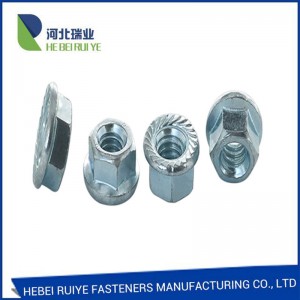 DIN6923 Self-locking  Hexagon Flange Nuts Professional Manufacture High Quality