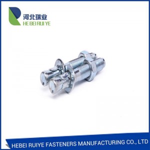 China Gold Supplier for Carbon Steel Zinc Plated Wedge Anchor Through Bolt