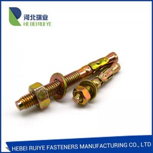 OEM/ODM China China Carbon Steel / Stainless Steel /Anchor Bolts/Concrete Anchor/Wedge Anchor/ 10*75