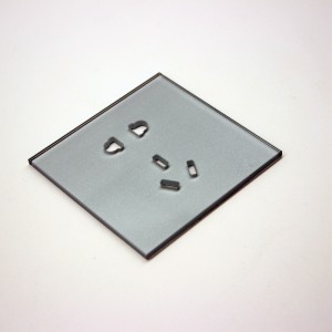 3mm Socket Glass Panel pou Smart Home Controller