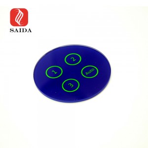 2mm Round Electrical Glass Panel para sa Smart Touch Remoter