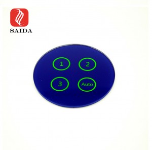 2mm Round Electrical Glass Panel para sa Smart Touch Remoter