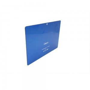 Painel de vidro temperado traseiro Tabelt azul premium de 1 mm